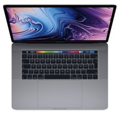 Apple MacBook Pro (Mid 2018) [15,4", Retina, Touch Bar, Intel Core i7 2,6GHz, 16GB RAM, 512GB SSD, Intel UHD Graphics 630 + AMD Radeon Pro 560X, macOS – Refurbished – Produktansicht