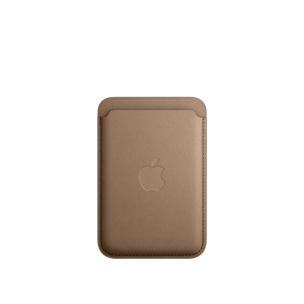 Apple iPhone Feingewebe Wallet mit MagSafe taupe – Refurbished – Produktansicht