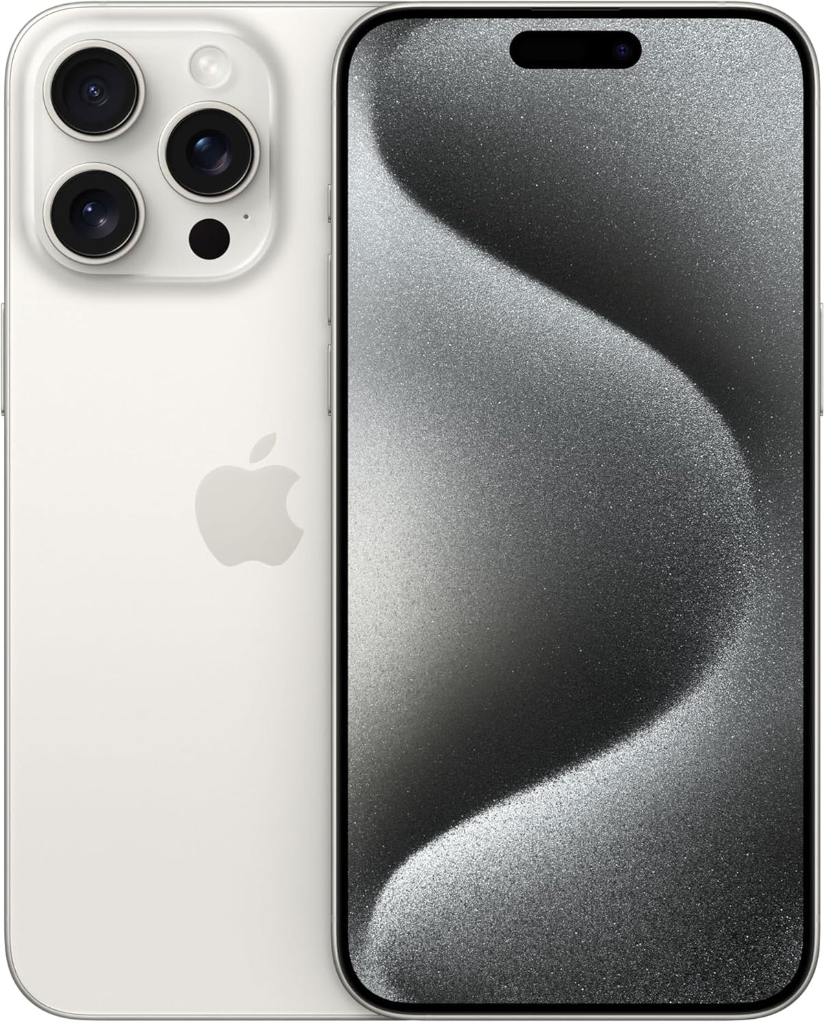 Apple iPhone 15 Pro Max 1TB titan weiß – Refurbished – Produktansicht