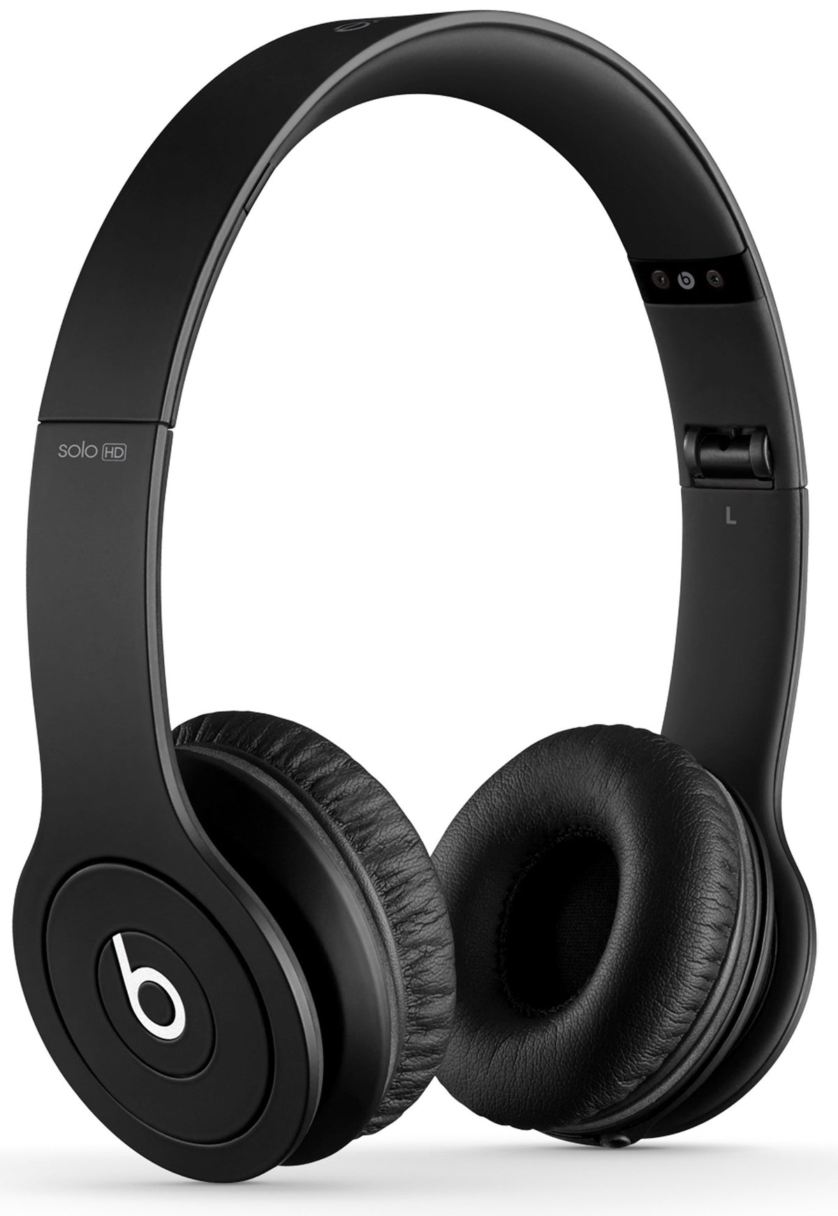 Beats by Dr. Dre Solo HD On-Ear Kopfhörer [kabelgebunden] monochrom schwarz – Refurbished – Produktansicht