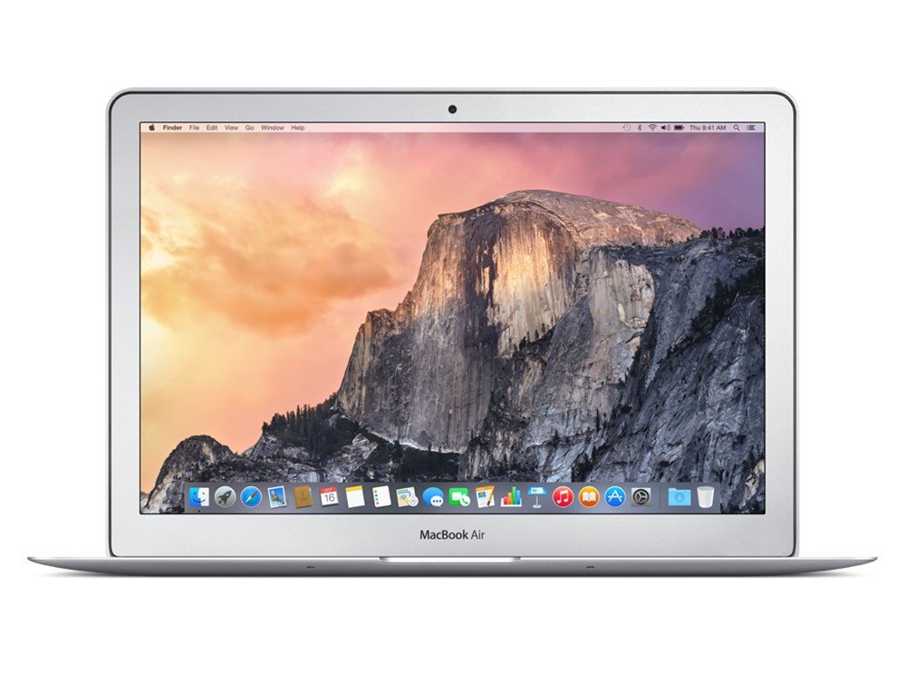 Apple MacBook Air (2014) [13,3", Intel Core i5 1,4GHz, 4GB RAM, 128GB SSD, Intel HD Graphics 5000, macOS] silber – Refurbished – Produktansicht