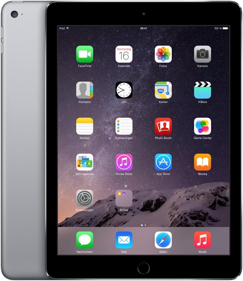 Apple iPad Air 2 64GB [9,7" WiFi only] spacegrau – Refurbished – Produktansicht
