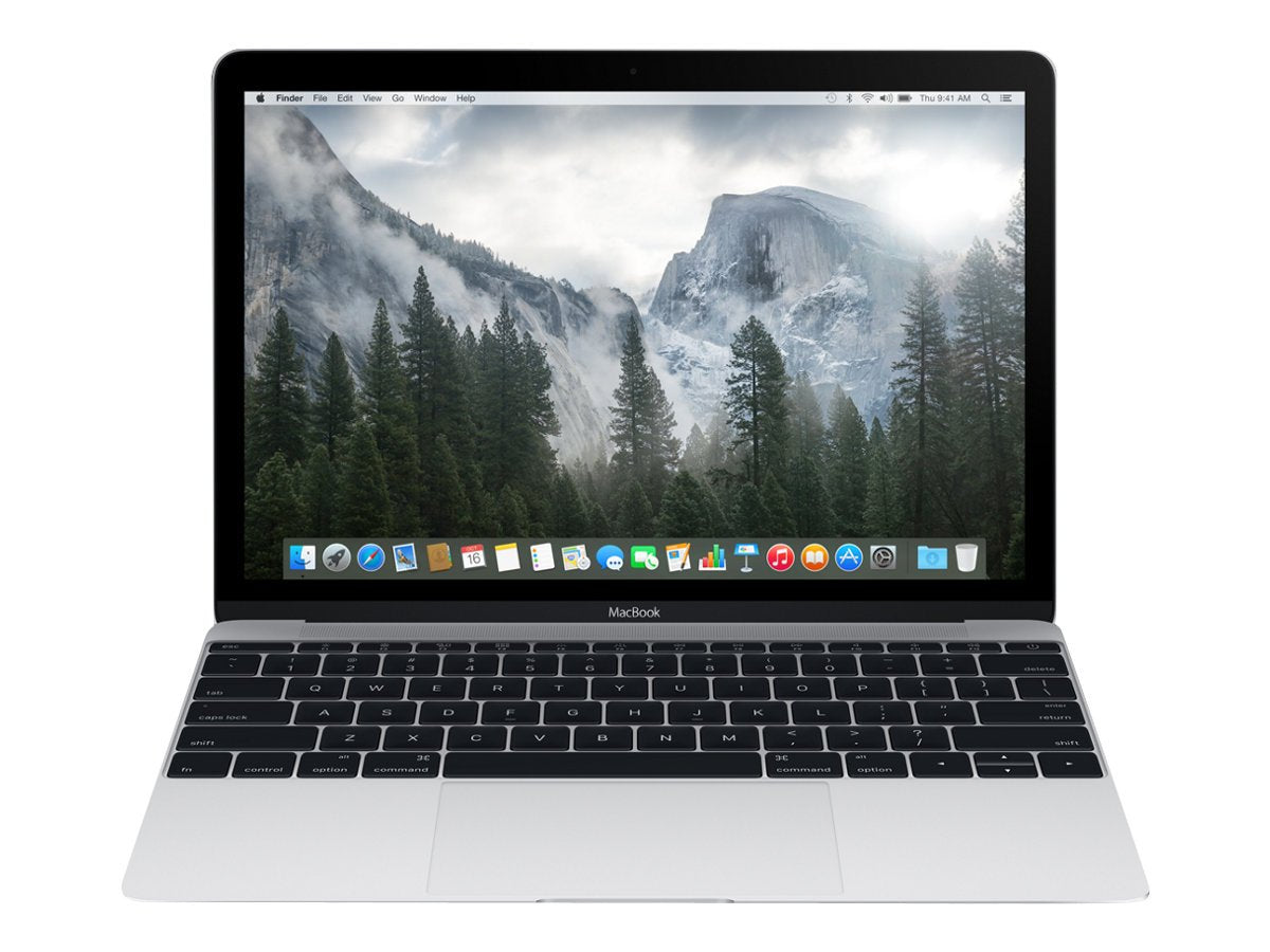 Apple MacBook (2015) [12", Intel Core M 1,1GHz, 8GB RAM, 256GB SSD, Intel HD Graphics 5300, macOS] spacegrau – Refurbished – Produktansicht