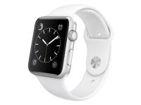 Apple Watch Sport [inkl. Sportarmband weiß] 42mm Aluminumgehäuse silber – Refurbished – Produktansicht