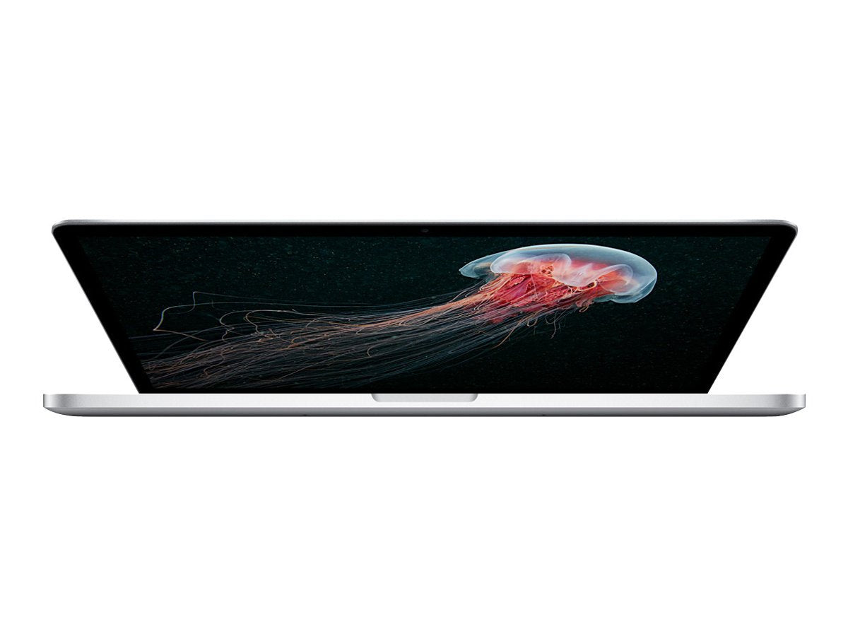 Apple MacBook Pro (2015) [15,4", Intel Core i7 2,2GHz, 16GB RAM, 512GB SSD, Intel Iris Pro, macOS] silber – Refurbished – Produktansicht