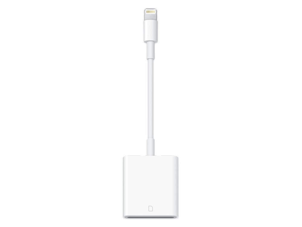 Apple Lightning auf SD-Kartenlesegerät weiß – Refurbished – Produktansicht