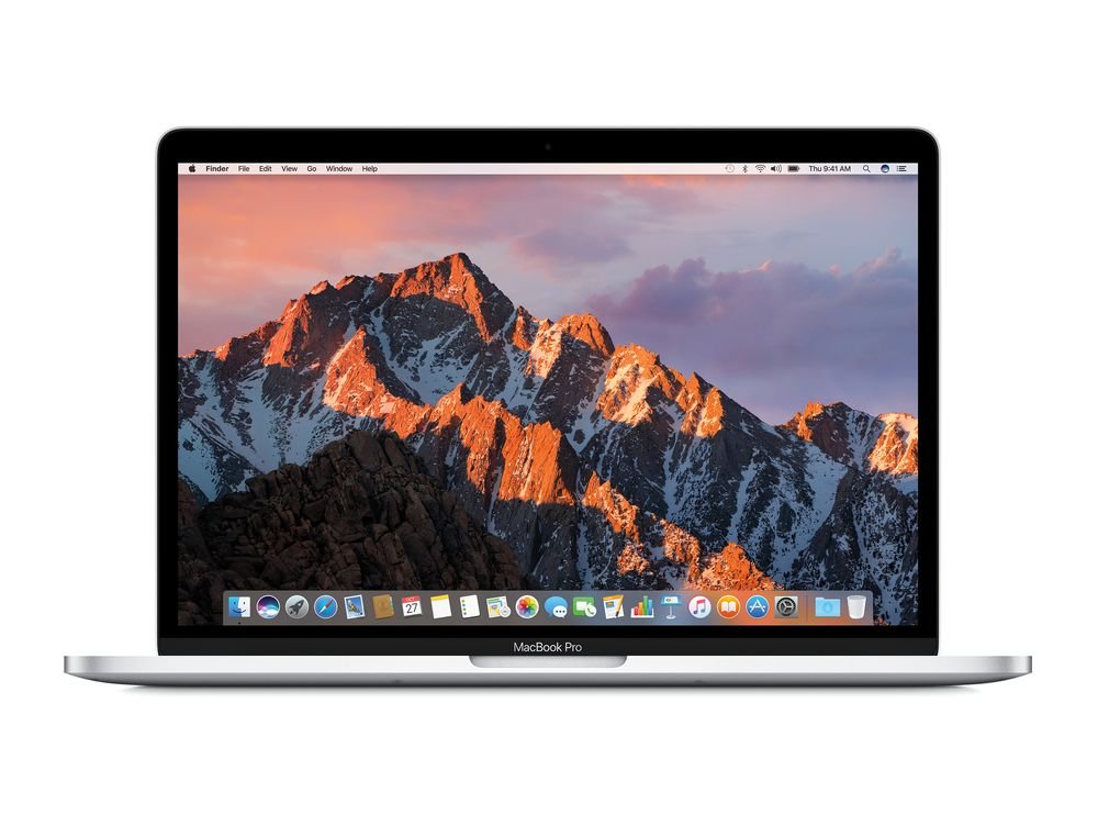 Apple MacBook Pro (2017) [13,3", Intel Core i5 2,3GHz, 8GB RAM, 128GB SSD, Intel Iris Plus Graphics 640, macOS] silber – Refurbished – Produktansicht