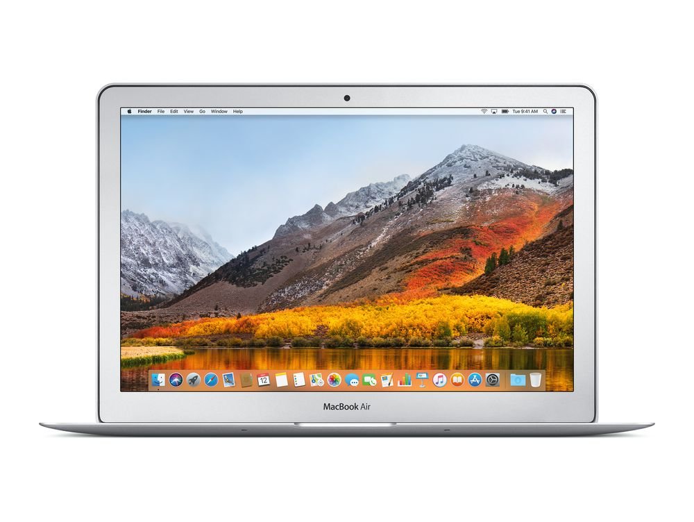 Apple MacBook Air (2017) [13,3", Intel Core i5 1,8GHz, 8GB RAM, 256GB SSD, Intel HD Graphics 6000, macOS] silber – Refurbished – Produktansicht