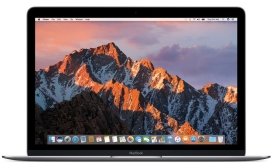 Apple MacBook (2017) [12", Intel Core m3 1,2GHz, 8GB RAM, 256GB SSD, Intel HD Graphics 615, macOS] spacegrau – Refurbished – Produktansicht