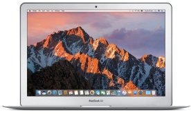 Apple MacBook Air (2017) [13,3", Intel Core i5 1,8GHz, 8GB RAM, 128GB SSD, Intel HD Graphics 6000, macOS] silber – Refurbished – Produktansicht