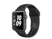 Apple Watch Nike+ Series 3 [inkl. Sportarmband anthrazit/schwarz] 38mm Aluminiumgehäuse spacegrau – Refurbished – Produktansicht