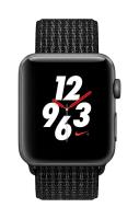 Apple Watch Nike+ Series 3 [WiFi + Cellular, inkl. Sport Loop schwarz/platinum-grau] 42mm Aluminiumgehäuse spacegrau – Refurbished – Produktansicht