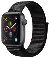 Apple Watch Series 4 [GPS, inkl. Sport Loop schwarz] 40mm Aluminiumgehäuse spacegrau – Refurbished – Produktansicht