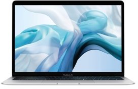 Apple MacBook Air (2018) [13,3", Retina, Intel Core i5 1,6GHz, 8GB RAM, 128GB SSD, Intel UHD Graphics 617, macOS] silber – Refurbished – Produktansicht