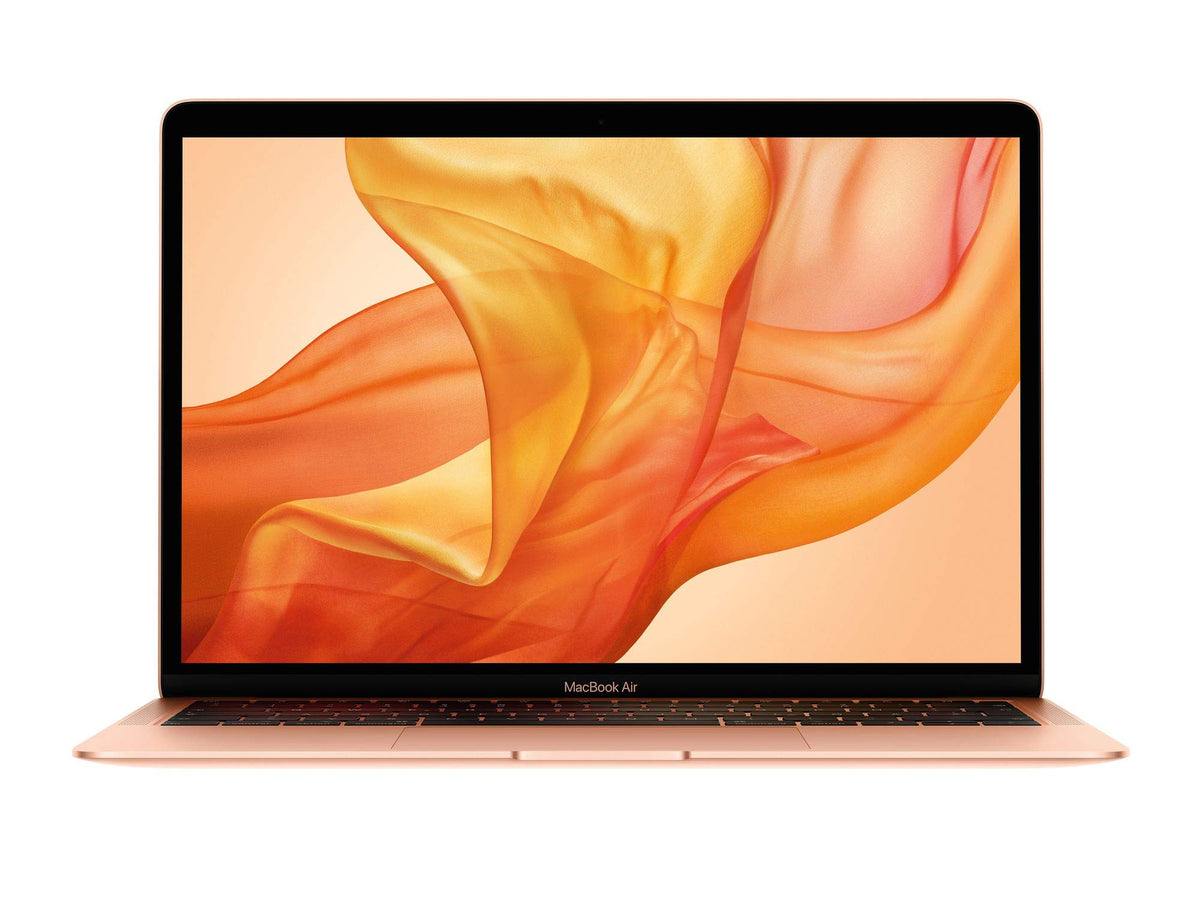 Apple MacBook Air (Mid 2018) [13,3", Retina, Intel Core i5 1,6GHz, 8GB RAM, 128GB SSD, Intel UHD Graphics 617, macOS] gold – Refurbished – Produktansicht