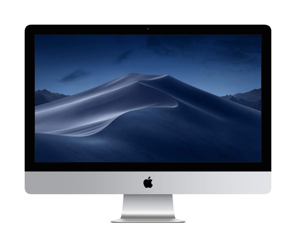 Apple iMac (2019) [27", 5K, Retina, Intel Core i5 3,0GHz, 8GB RAM, 1TB Fusion Drive + 32GB SSD, AMD Radeon Pro 570X, macOS] silber – Refurbished – Produktansicht