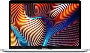 Apple MacBook Pro (2019) [13,3", Touch Bar, Intel Core i5 2,4GHz, 8GB RAM, 512GB SSD, Intel Iris Graphics 655, Mac OS X] silber – Refurbished – Produktansicht