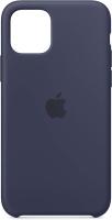 Apple Silikon Case [5,8", für iPhone 11 Pro] mitternachtsblau – Refurbished – Produktansicht