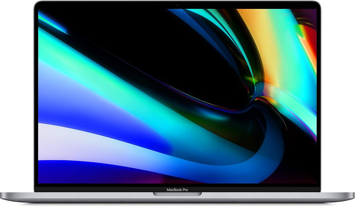 Apple MacBook Pro (2019) [16", Touch Bar, Intel Core i7 2,6GHz, 16GB RAM, 512GB SSD, Intel UHD Graphics 630 + AMD Radeon Pro 5300M, macOS] spacegrau – Refurbished – Produktansicht