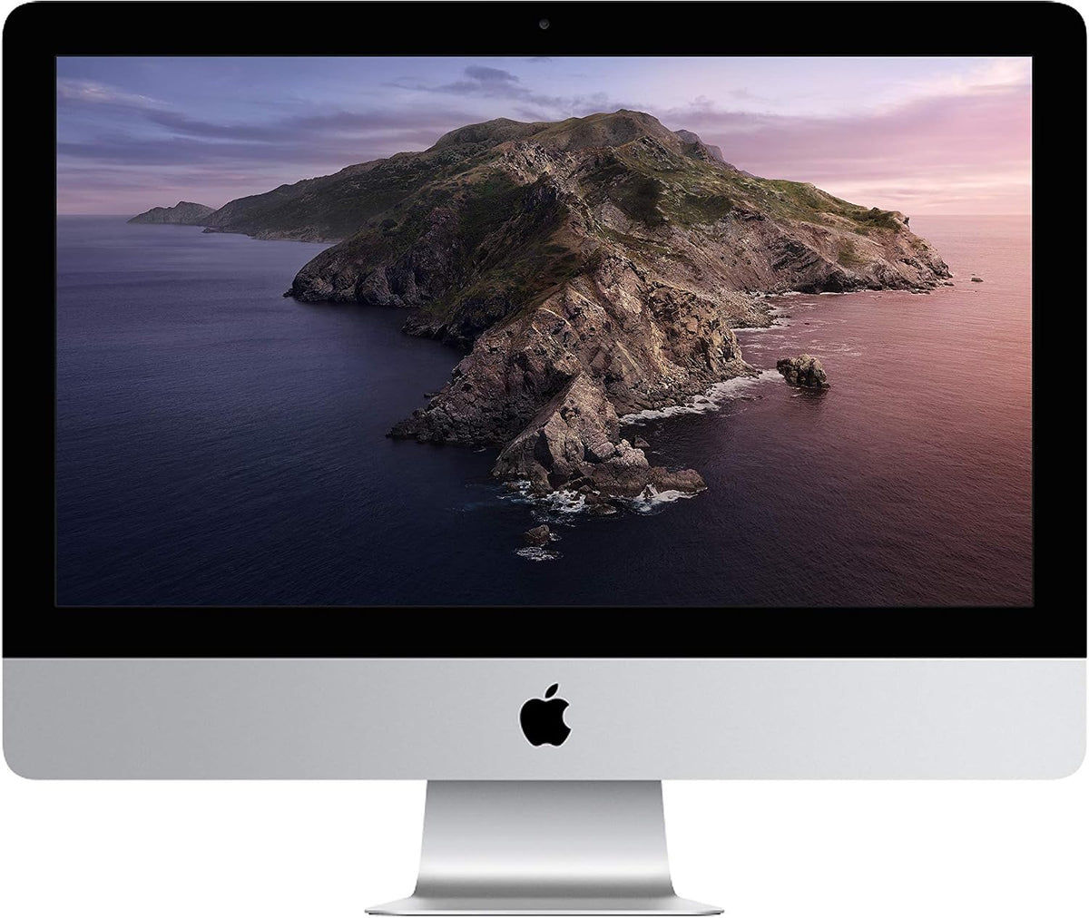 Apple iMac (2017) [21,5", Intel Core i5 2,3GHz, 8GB RAM, 256GB SSD, Intel Iris Plus Graphics 640, macOS] silber – Refurbished – Produktansicht