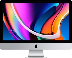 Apple iMac (Mid 2020) [27", 5K Retina, Standardglas, Intel Core i5 3,3GHz, 8GB RAM, 512GB SSD, AMD Radeon Pro 5300, macOS] silber – Refurbished – Produktansicht