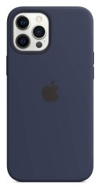Apple Silikon Case mit MagSafe [für iPhone 12 Pro Max] dunkelmarine – Refurbished – Produktansicht
