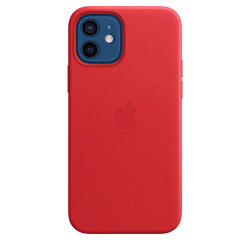 Apple Leder Case mit MagSafe [für iPhone 12 | 12 Pro] rot – Produktansicht