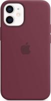 Apple Silikon Case mit MagSafe [für iPhone 12 mini] pflaume – Refurbished – Produktansicht