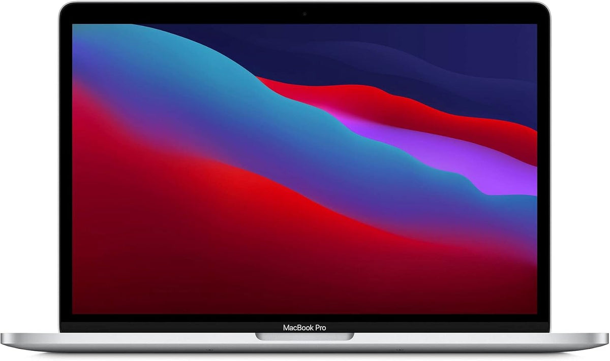 Apple MacBook Pro (2020) M1 [13,3", Touch Bar, Apple M1 3,2GHz, 16GB RAM, 512GB SSD, Apple 8-Core, macOS] silber – Refurbished – Produktansicht