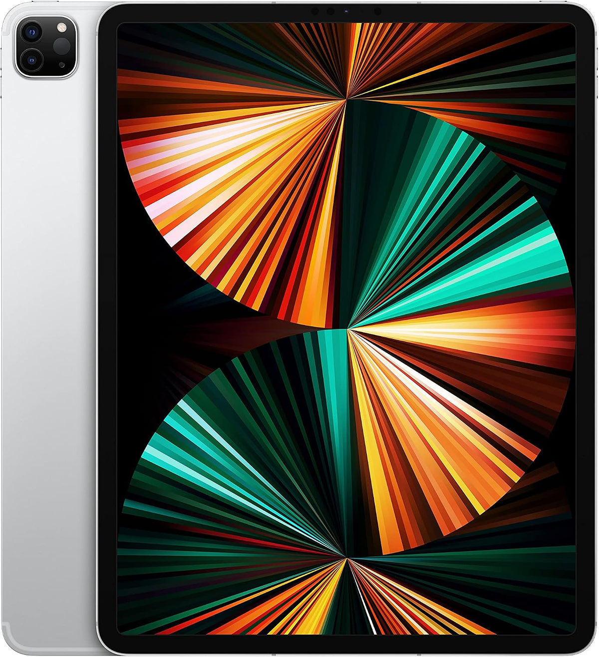 Apple iPad Pro (2021) 128GB [12,9" WiFi + Cellular] silber – Refurbished – Produktansicht