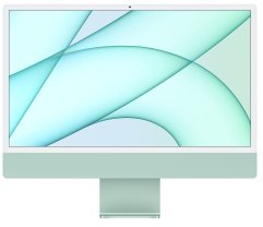 Apple iMac (Mid 2021) [24", Apple M1 8 Core CPU, 8GB RAM, 256GB SSD, Apple 8 Core, macOS] grün – Refurbished – Produktansicht