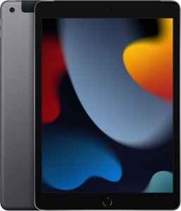 Apple iPad 9 (2021) 64GB [10,2" WiFi + Cellular] spacegrau – Refurbished – Produktansicht