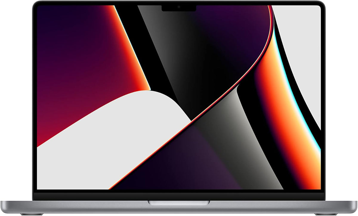 Apple MacBook Pro (2021) [14,2", Apple M1 Pro 8 Core, 16GB RAM, 512GB SSD, Apple 14 Core, macOS] spacegrau – Refurbished – Produktansicht