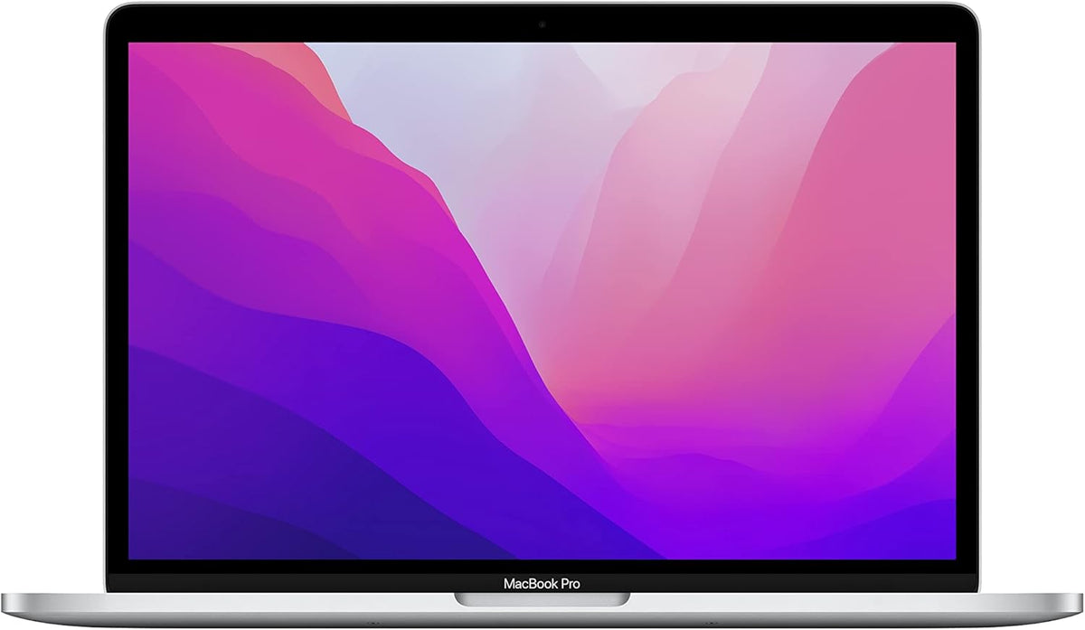 Apple MacBook Pro (Mid 2022) [13,3", Liquid Retina, Touch Bar, Apple M2 8-Core 3,2GHz, 8GB RAM, 512GB SSD, Apple 10-Core, macOS] silber – Refurbished – Produktansicht