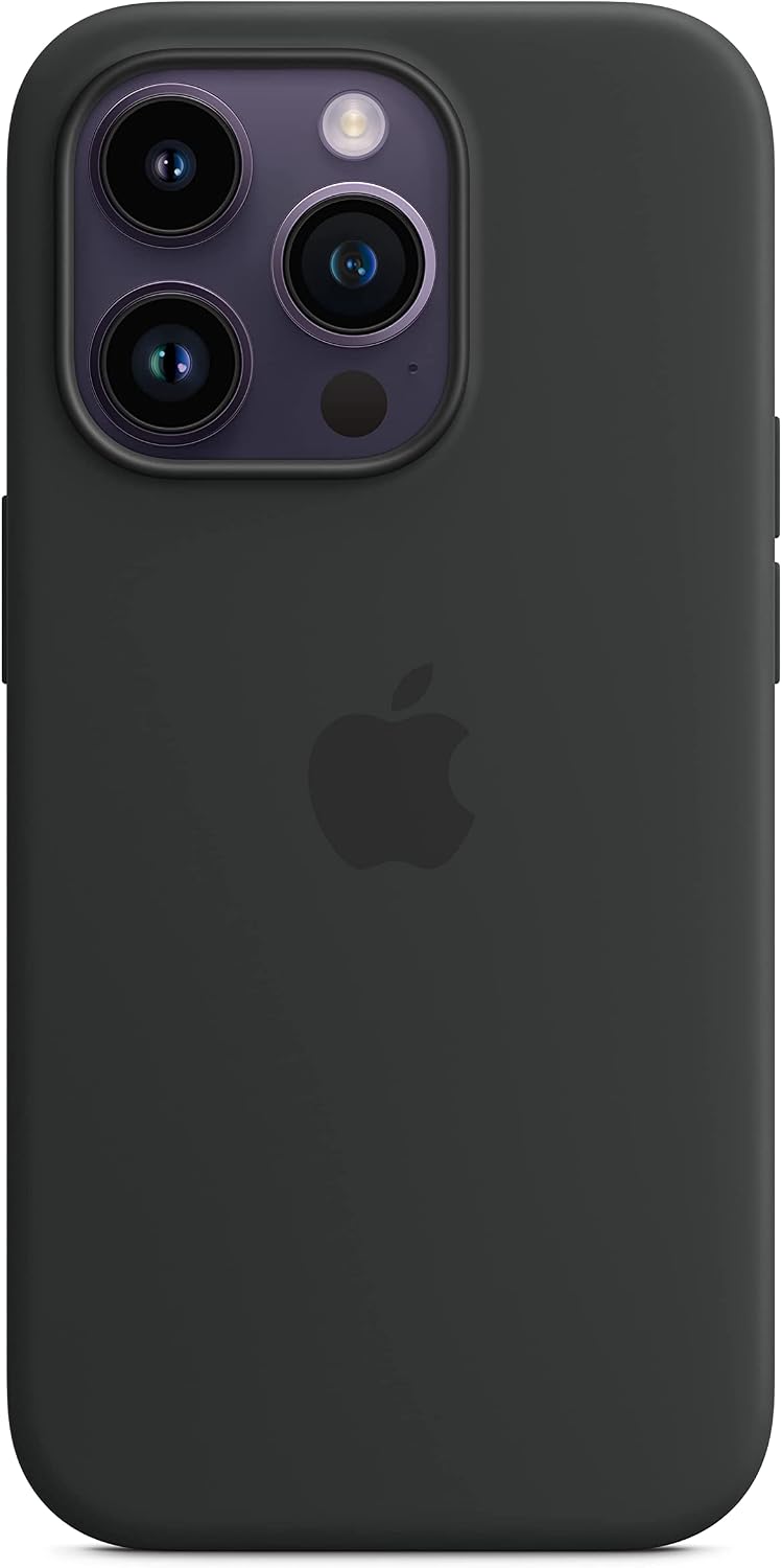 Apple Silikon Case mit MagSafe [für iPhone 14 Pro] mitternacht – Refurbished – Produktansicht