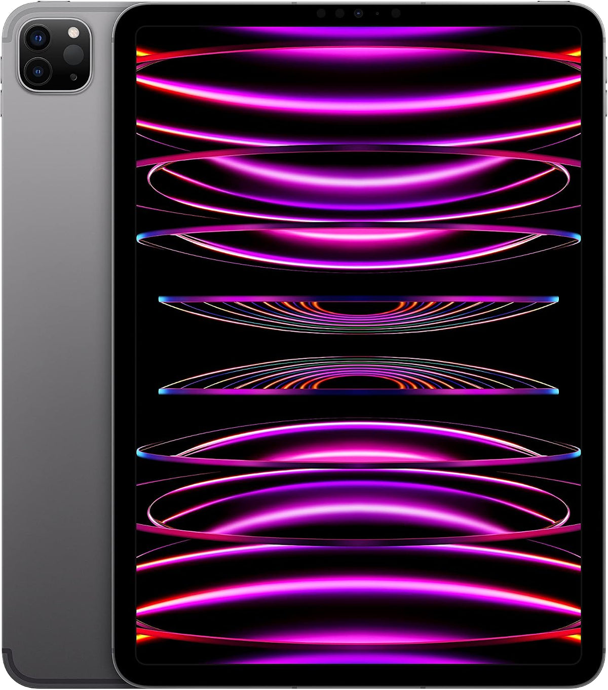 Apple iPad Pro (2022) 256GB [11" WiFi + Cellular] spacegrau – Refurbished – Produktansicht