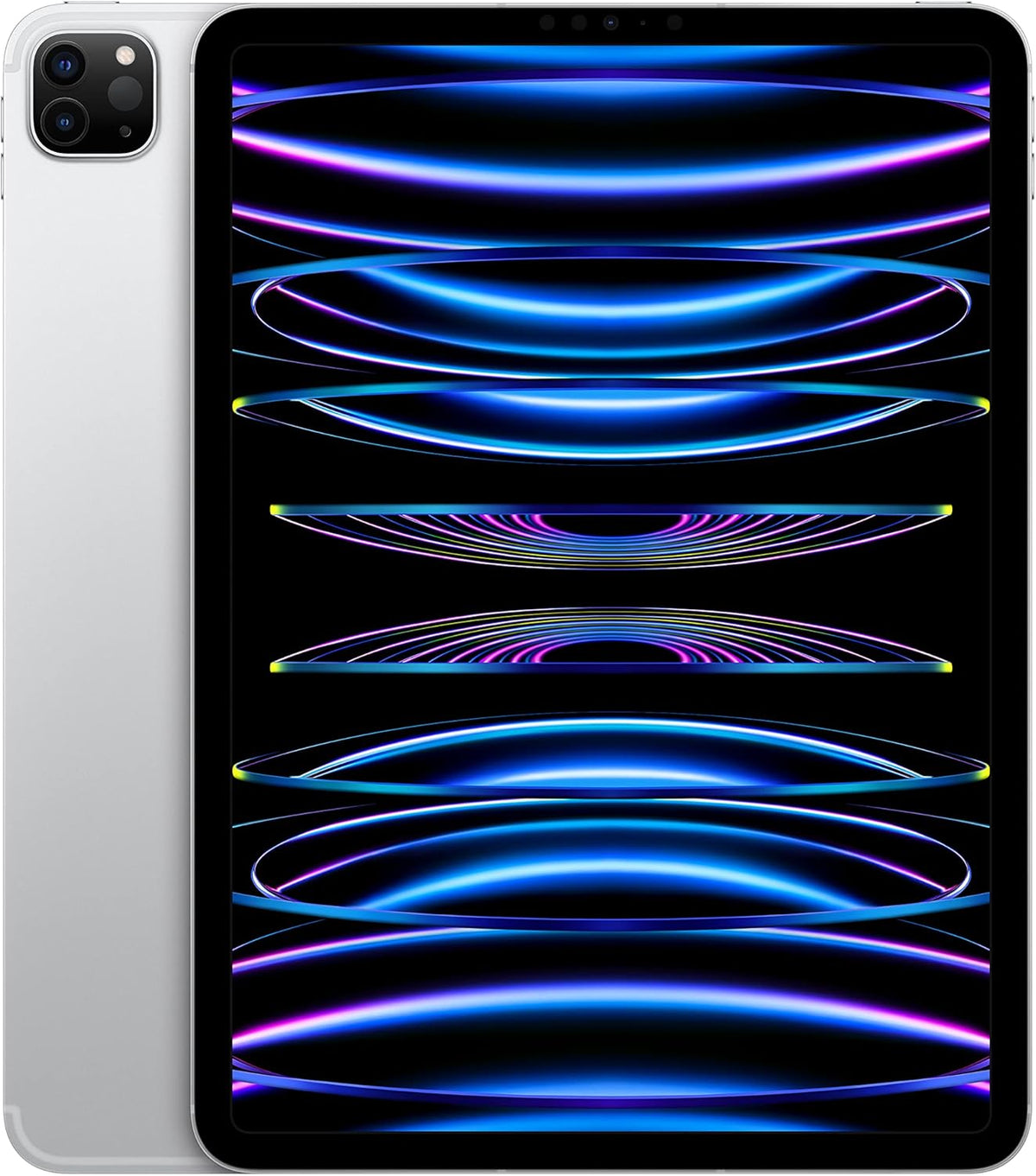 Apple iPad Pro (2022) 256GB [11" WiFi + Cellular] silber – Refurbished – Produktansicht