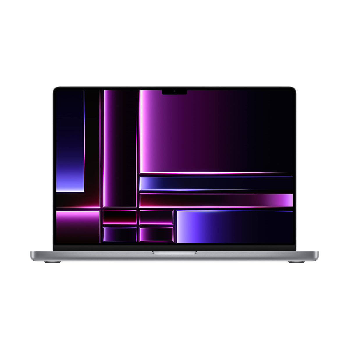 Apple MacBook Pro (2023) [16,2", Apple M2 Pro 12 Core, 16GB RAM, 512GB SSD, Apple 19 Core, macOS] space grau – Refurbished – Produktansicht