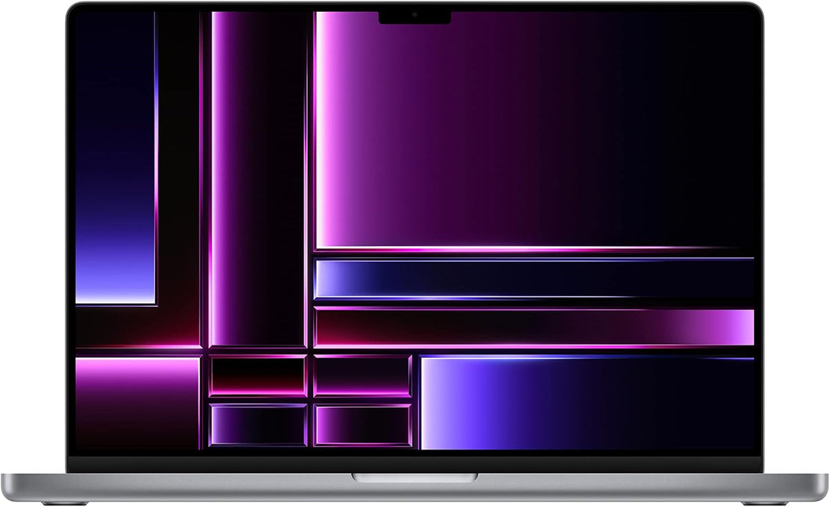 Apple MacBook Pro (2023) [16,2", Apple M2 Max 12 Core, 32GB RAM, 1TB SSD, Apple 38 Core, macOS] space grau – Refurbished – Produktansicht