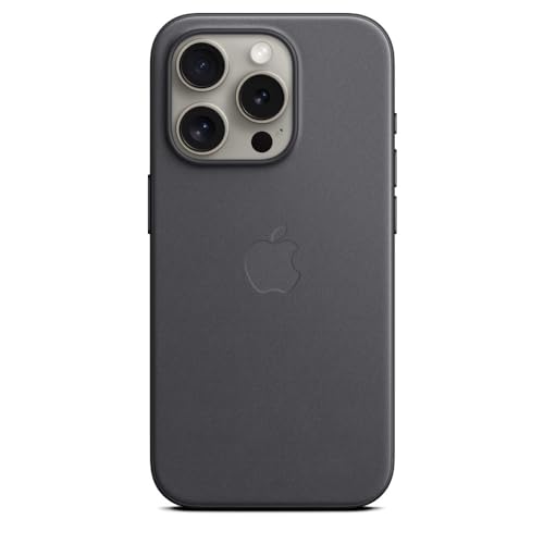 Apple Feingewebe Case mit MagSafe [für iPhone 15 Pro] schwarz – Refurbished – Produktansicht