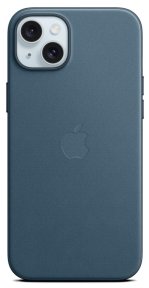Apple Feingewebe Case mit MagSafe [für iPhone 15 Plus] pazifikblau – Refurbished – Produktansicht