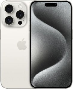 Apple iPhone 15 Pro 512GB titan weiß – Refurbished – Produktansicht