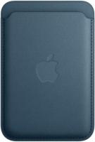 Apple iPhone Feingewebe Wallet mit MagSafe pazifikblau – Refurbished – Produktansicht
