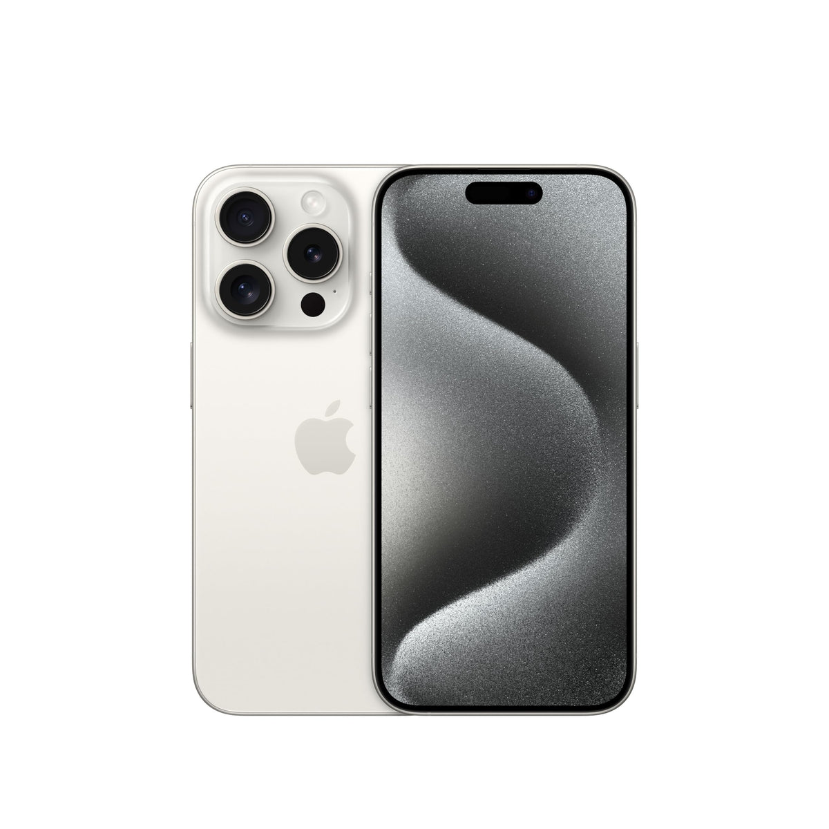 Apple iPhone 15 Pro 128GB titan weiß – Refurbished – Produktansicht