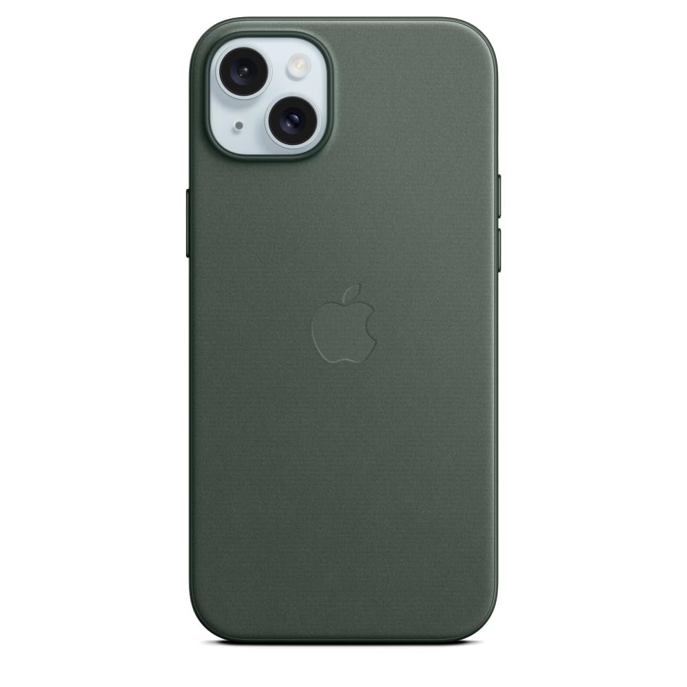 Apple Feingewebe Case mit MagSafe [für iPhone 15 Plus] immergrün – Produktansicht