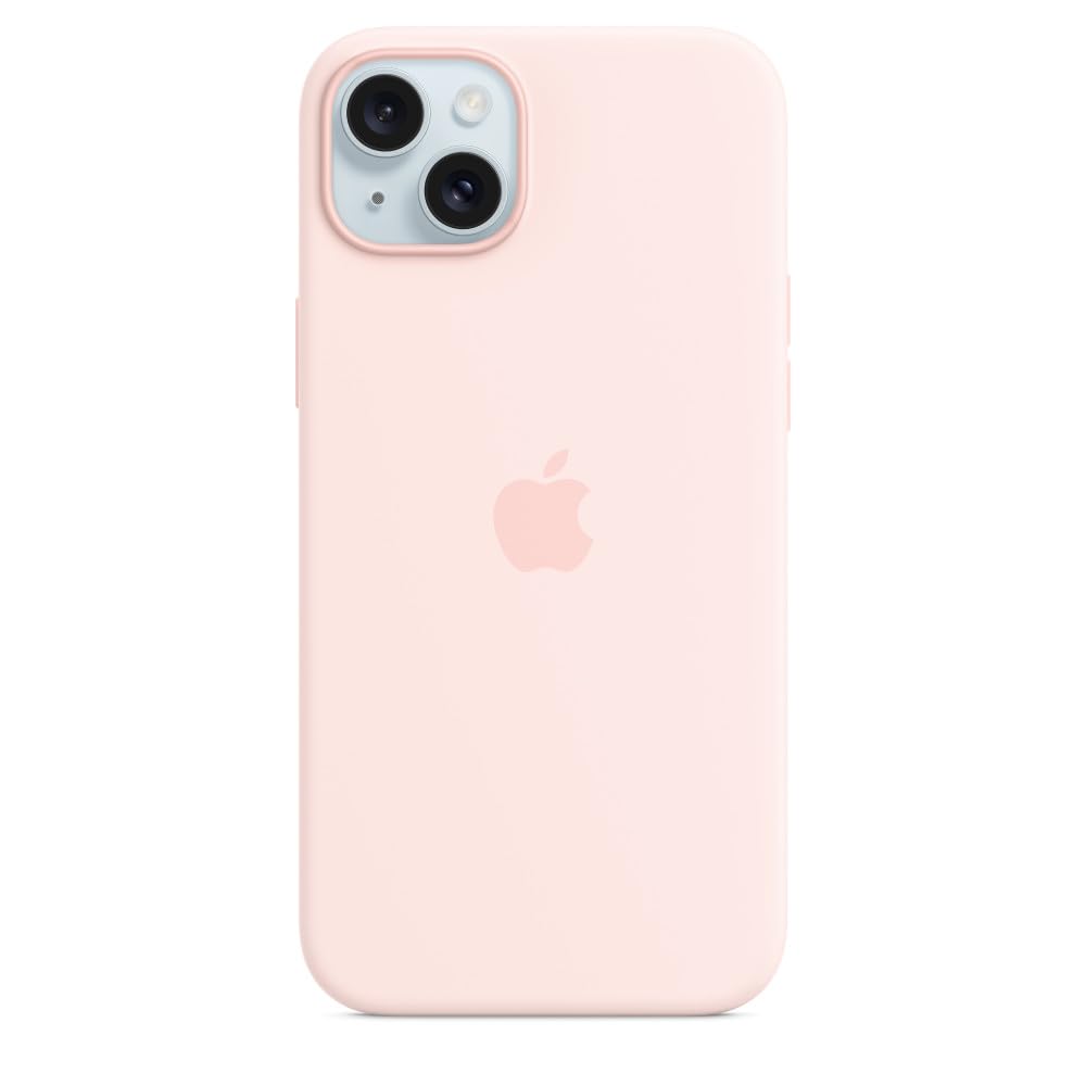 Apple Silikon Case mit MagSafe [für iPhone 15 Plus] hellrosa – Produktansicht