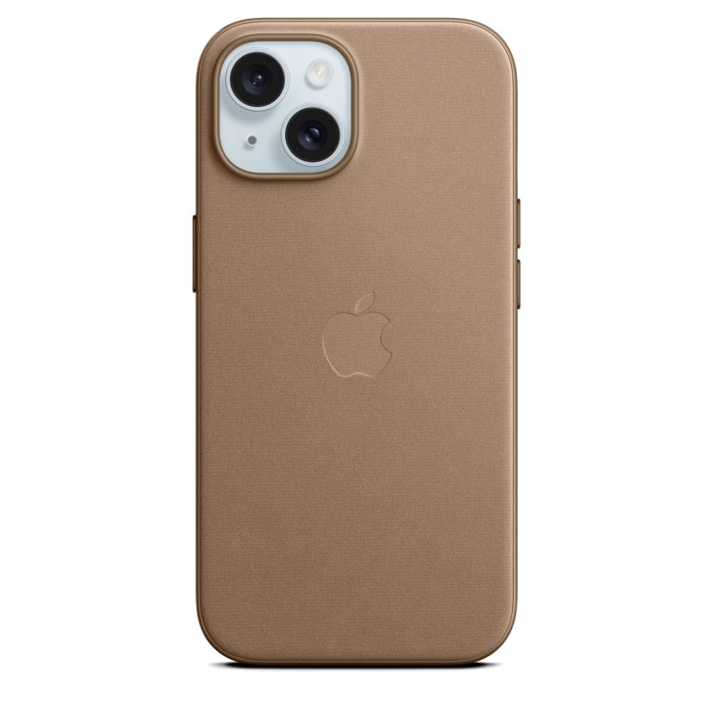 Apple Feingewebe Case mit MagSafe [für iPhone 15] taupe – Refurbished – Produktansicht