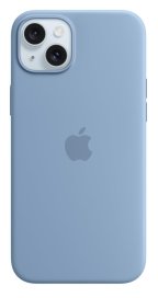 Apple Silikon Case mit MagSafe [für iPhone 15 Plus] winterblau – Refurbished – Produktansicht