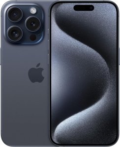 Apple iPhone 15 Pro 128GB titan blau – Refurbished – Produktansicht