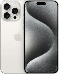Apple iPhone 15 Pro Max 1TB titan weiß – Refurbished – Produktansicht